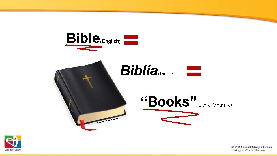 Bible (English) = Biblia (Greek) = “Books” lii © Nata hutters kach/S a Naty