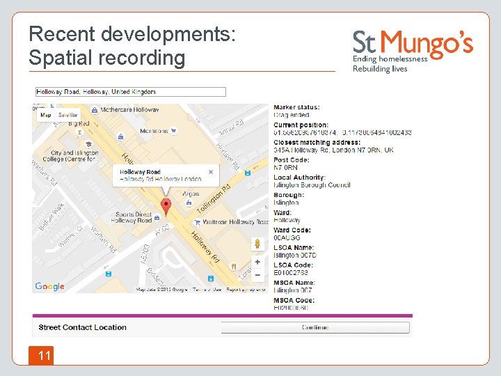 Recent developments: Spatial recording 11 