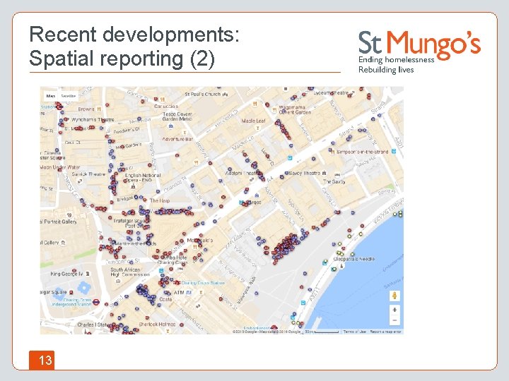 Recent developments: Spatial reporting (2) 13 