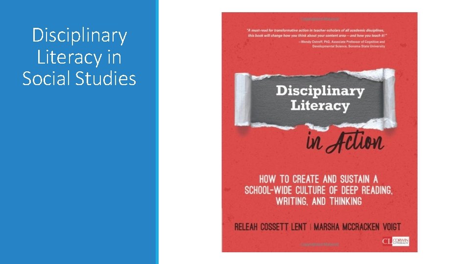 Disciplinary Literacy in Social Studies 