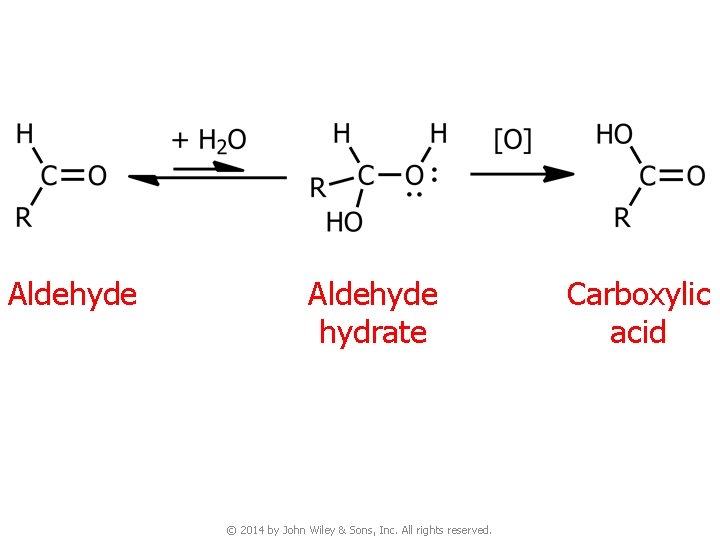 Aldehyde hydrate © 2014 by John Wiley & Sons, Inc. All rights reserved. Carboxylic