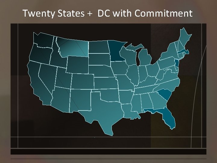 Twenty States + DC with Commitment 