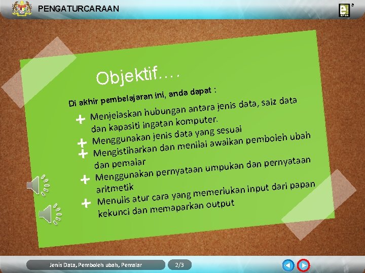 PENGATURCARAAN . … f i t k e j Ob ini, anda mbelajaran dapat PENGATURCARAAN . … f i t k e j Ob ini, anda mbelajaran dapat