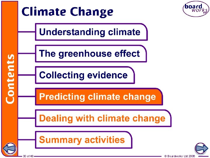 30 of 48 © Boardworks Ltd 2006 