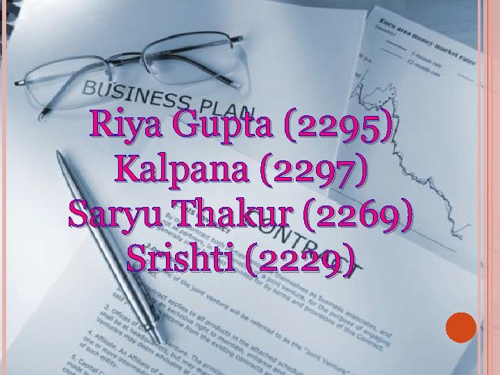 Riya Gupta (2295) Kalpana (2297) Saryu Thakur (2269) Srishti (2229) 