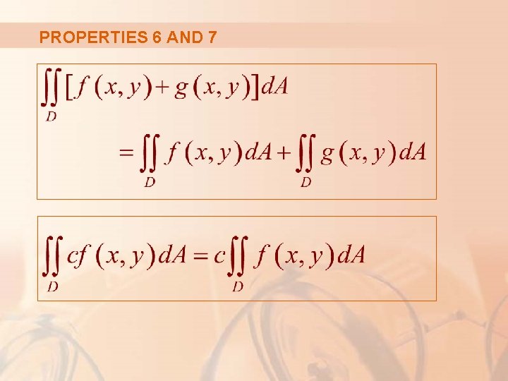 PROPERTIES 6 AND 7 