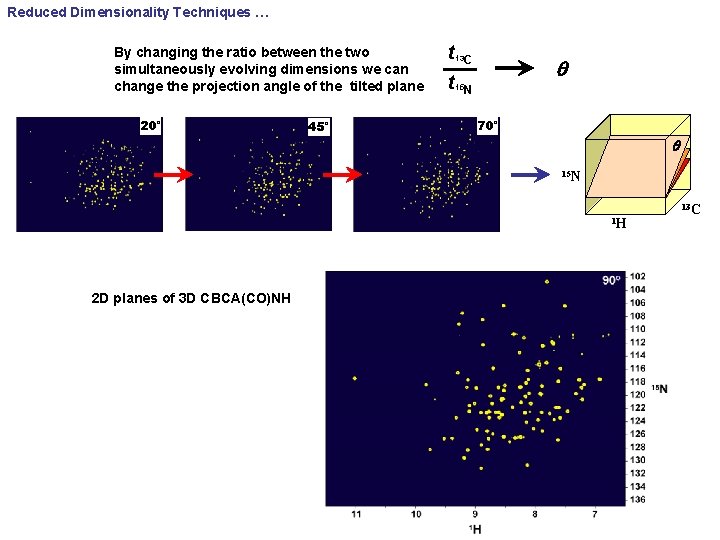 Reduced Dimensionality Techniques … By changing the ratio between the two simultaneously evolving dimensions