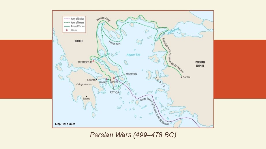 Map Resources Persian Wars (499– 478 BC) 