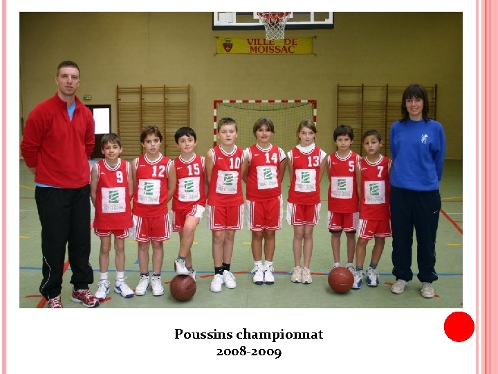 Poussins championnat 2008 -2009 