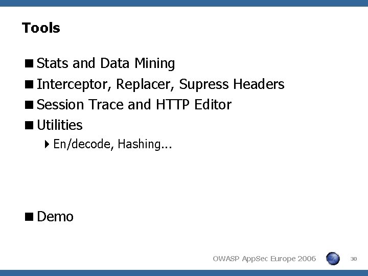 Tools <Stats and Data Mining <Interceptor, Replacer, Supress Headers <Session Trace and HTTP Editor