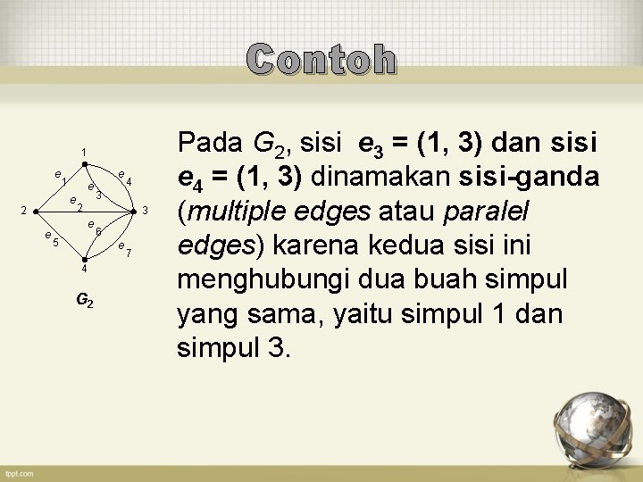 Contoh 1 e e 2 e 4 3 2 3 e 5 6 e