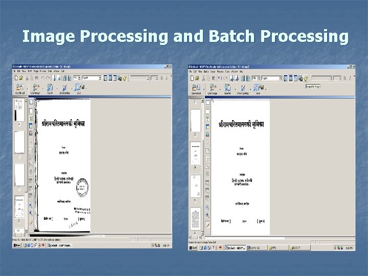 Image Processing and Batch Processing 