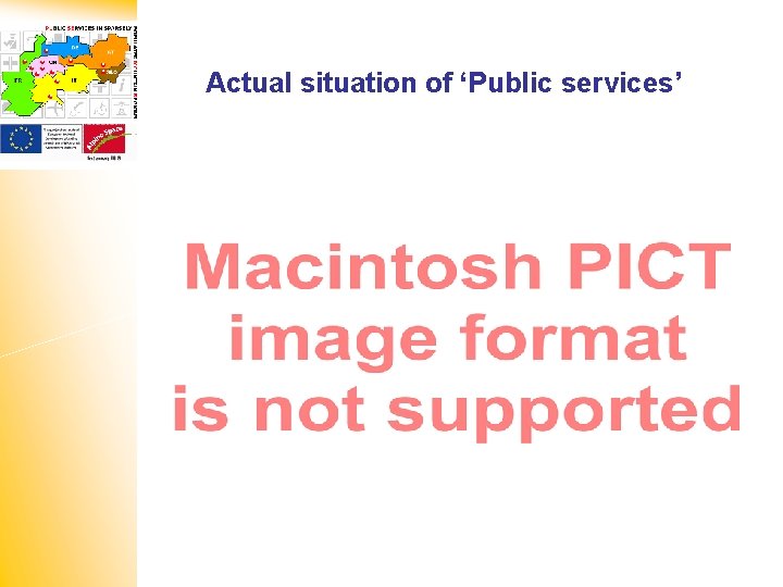 Actual situation of ‘Public services’ 