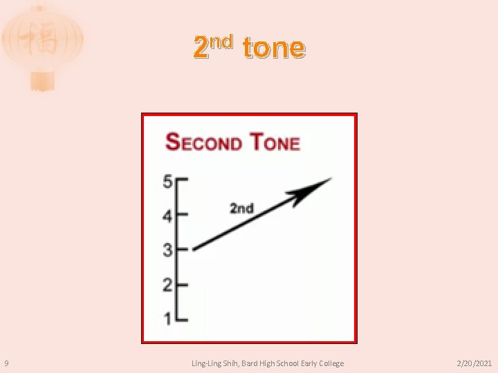 2 nd tone 9 Ling-Ling Shih, Bard High School Early College 2/20/2021 