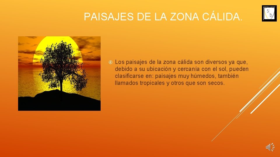 PAISAJES DE LA ZONA CÁLIDA. Los paisajes de la zona cálida son diversos ya