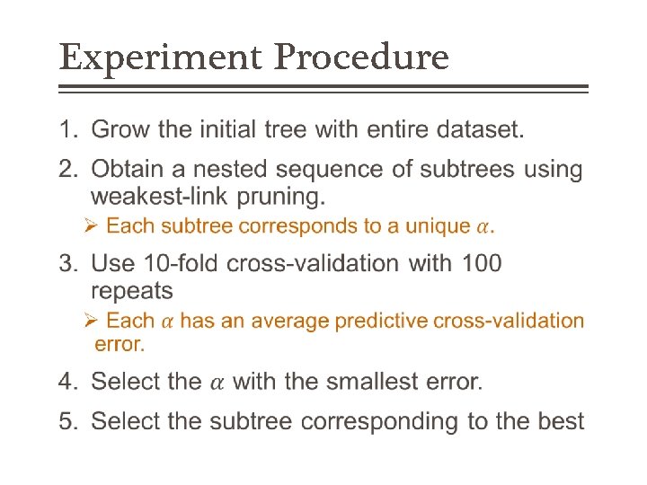 Experiment Procedure § 