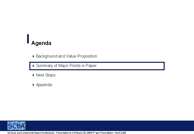 Agenda 4 Background and Value Proposition 4 Summary of Major Points in Paper 4