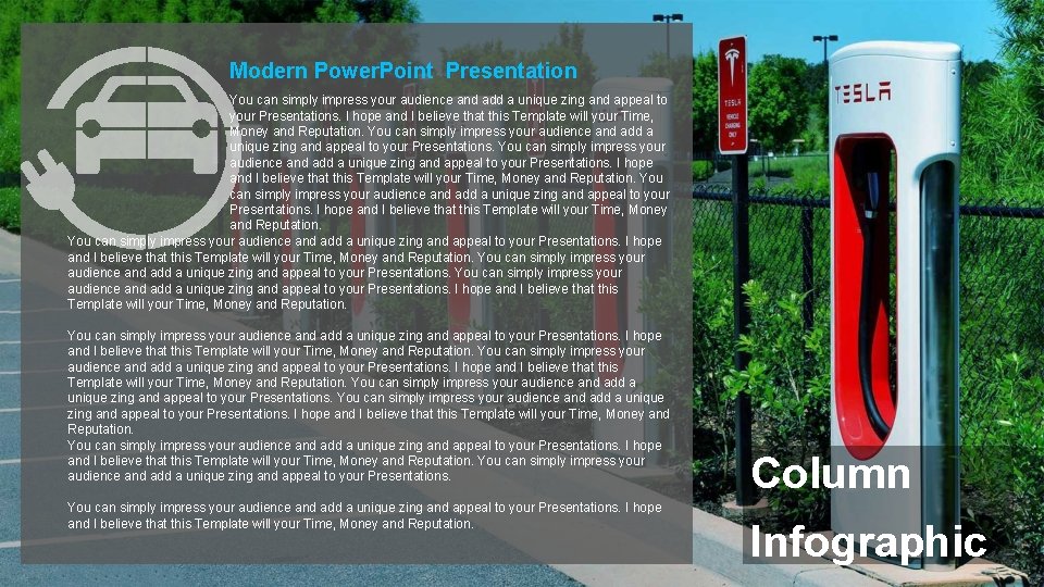 Modern Power. Point Presentation You can simply impress your audience and add a unique