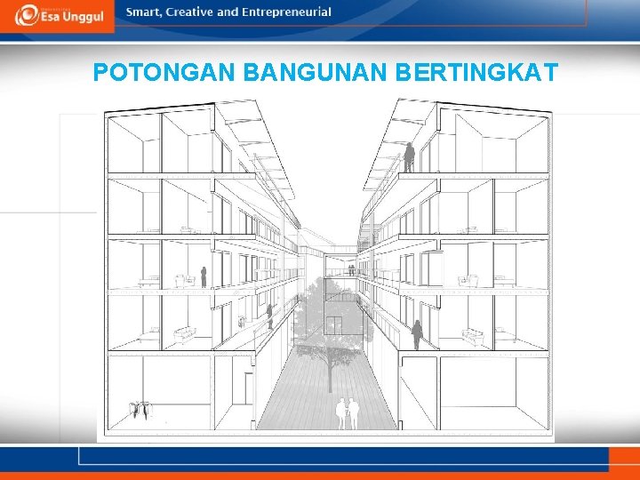 POTONGAN BANGUNAN BERTINGKAT 