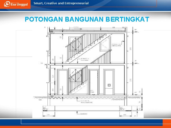 POTONGAN BANGUNAN BERTINGKAT 