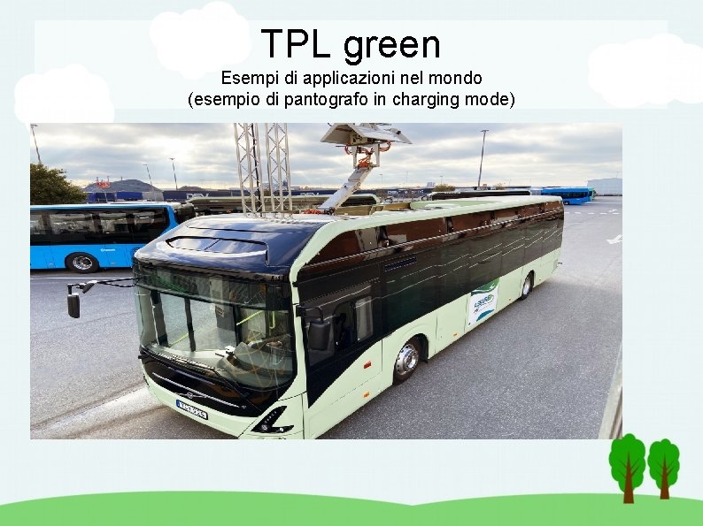 TPL green Esempi di applicazioni nel mondo (esempio di pantografo in charging mode) 