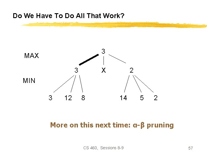 Do We Have To Do All That Work? 3 MAX 3 X 2 MIN