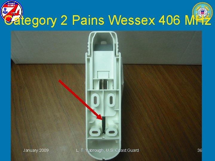Category 2 Pains Wessex 406 MHz January 2009 L. T. Yabrough, U. S. Coast