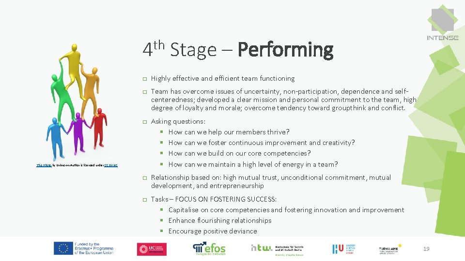 4 th Stage – Performing □ Highly effective and efficient team functioning □ Team