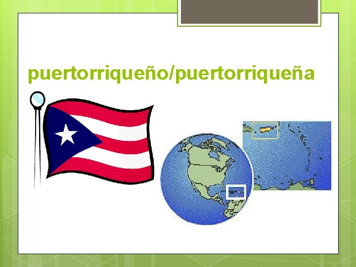 puertorriqueño/puertorriqueña 