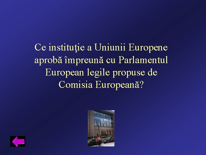 Ce instituţie a Uniunii Europene aprobă împreună cu Parlamentul European legile propuse de Comisia