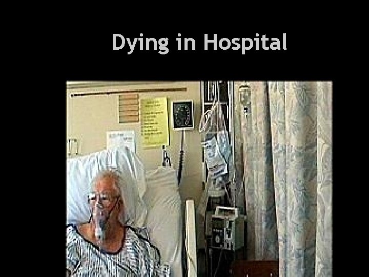 Health and Everything Dying in Hospital 