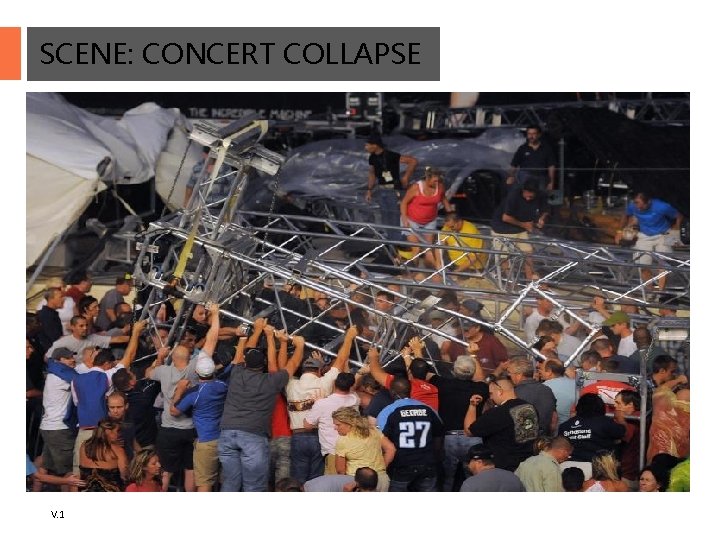 SCENE: CONCERT COLLAPSE V. 1 