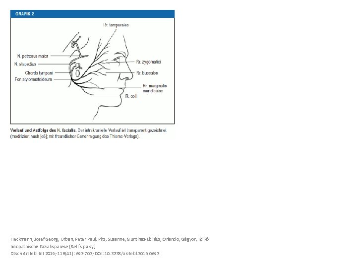 Heckmann, Josef Georg; Urban, Peter Paul; Pitz, Susanne; Guntinas-Lichius, Orlando; Gágyor, Ildikό Idiopathische Fazialisparese