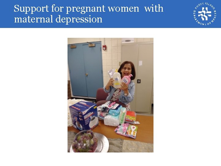 Support for pregnant women with maternal depression 