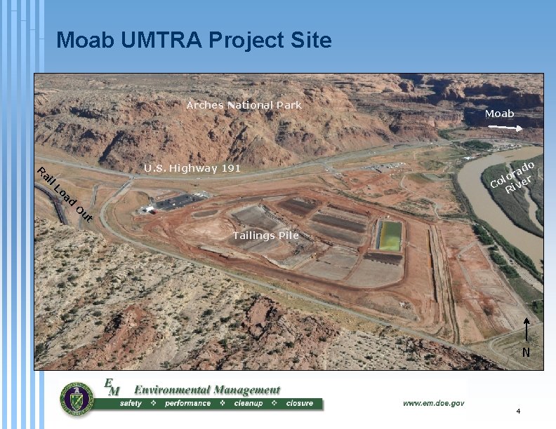 Moab UMTRA Project Site Arches National Park d oa l. L ai R U.