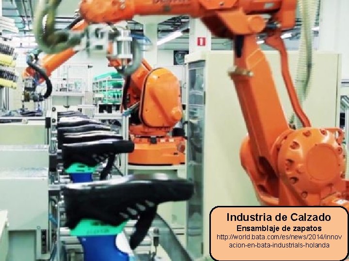 Industria de Calzado Ensamblaje de zapatos http: //world. bata. com/es/news/2014/innov acion-en-bata-industrials-holanda 