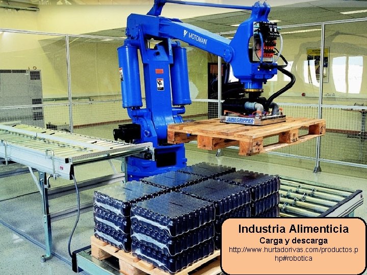 Industria Alimenticia Carga y descarga http: //www. hurtadorivas. com/productos. p hp#robotica 