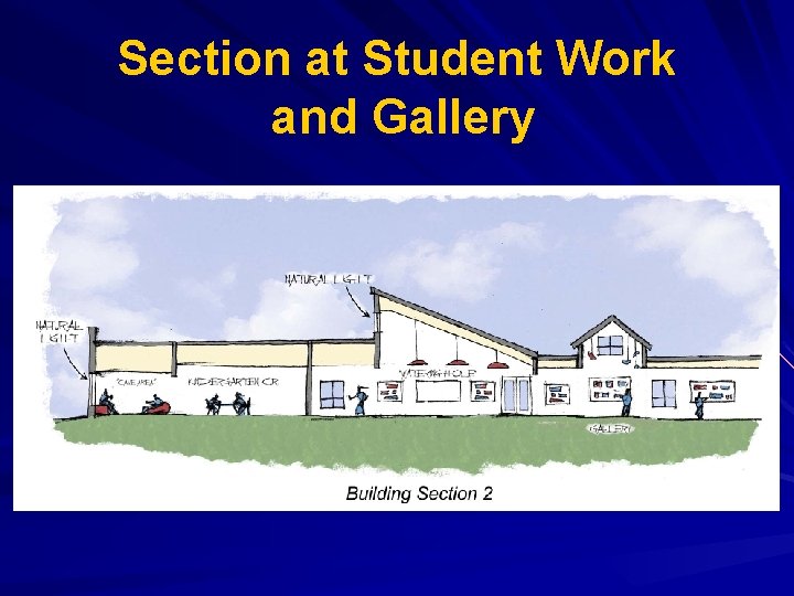 Section at Student Work and Gallery 