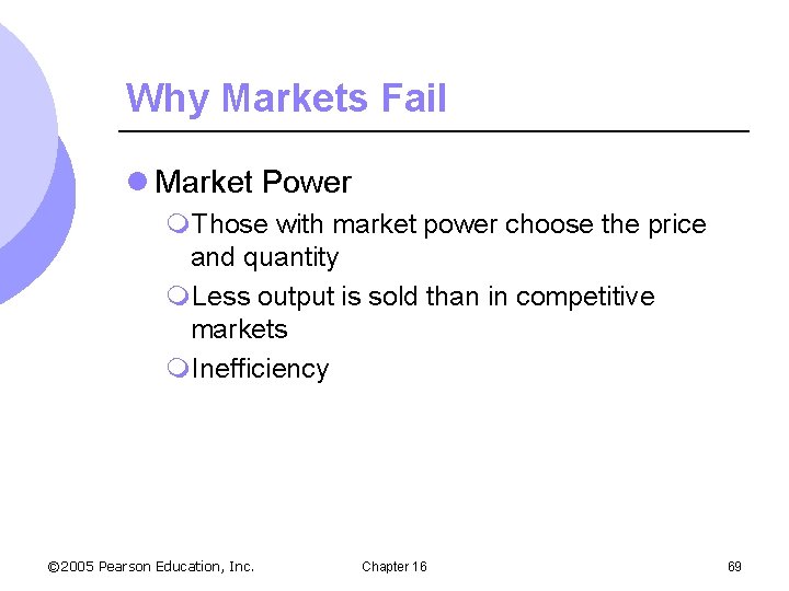 The Output In A Market With Market Power Is Chapter 16 General Equilibrium General Equilibrium Analysis l