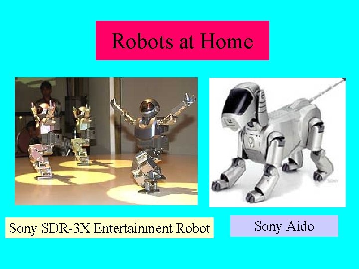 Robots at Home Sony SDR-3 X Entertainment Robot Sony Aido 