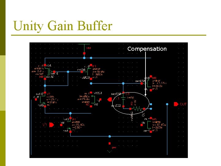 Unity Gain Buffer Compensation 