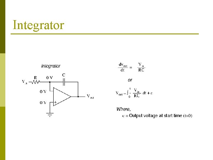 Integrator 