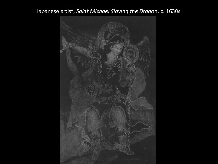 Japanese artist, Saint Michael Slaying the Dragon, c. 1630 s 