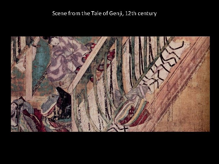 Scene from the Tale of Genji, 12 th century 