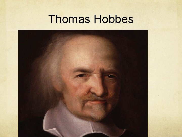 Thomas Hobbes 