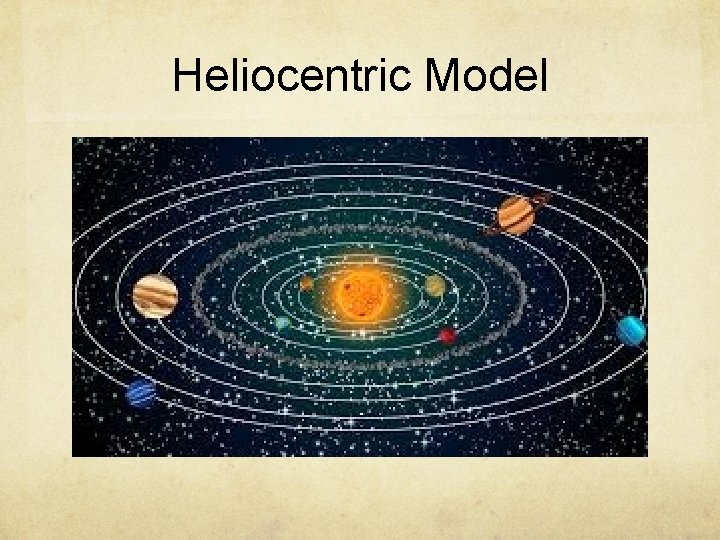 Heliocentric Model 