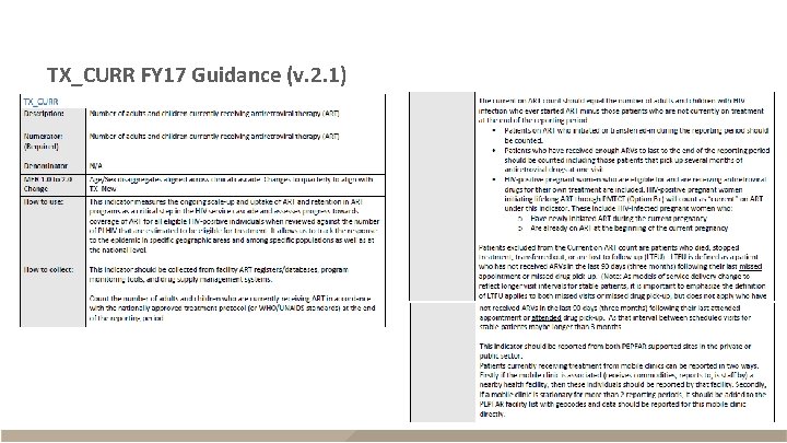 TX_CURR FY 17 Guidance (v. 2. 1) 