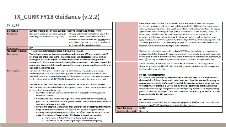TX_CURR FY 18 Guidance (v. 2. 2) 