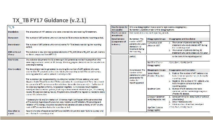 TX_TB FY 17 Guidance (v. 2. 1) 