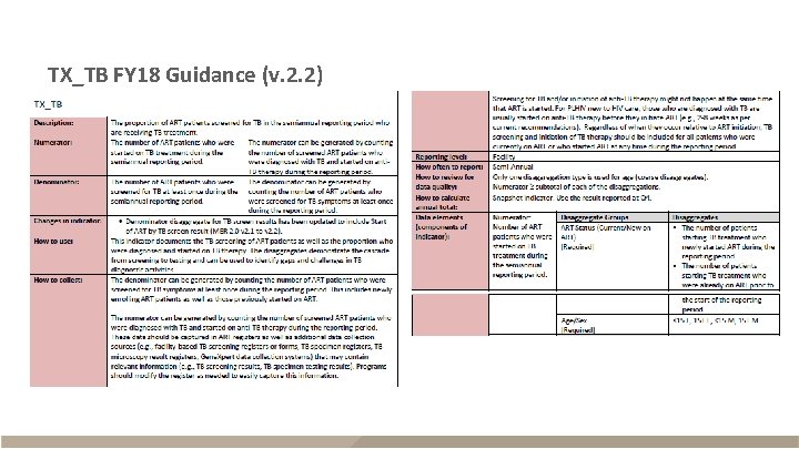 TX_TB FY 18 Guidance (v. 2. 2) 